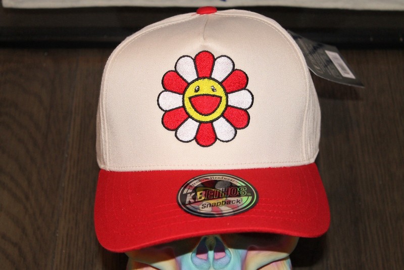New Takashi Murakami Flower Snap Back Hat