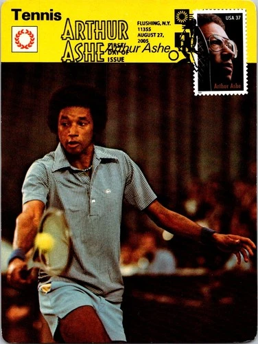 Dr Jim Stamps Maximum Card Arthur Ashe 37 Fdc