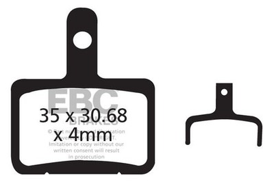 CFA327HH - EBC Brakes bicycle brake pads (sintered)