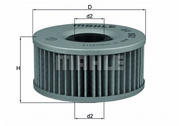 Yamaha XJ 550, Bj. 81-84 (4V8) ÖLfilter Mahle-image