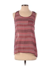 Olive and Oak Women Red Sleeveless Blouse S