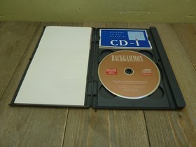 Philips CDi Backgammon Long Box Complete W/ Manual 1991 CD-i Classic Board Game