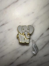 enamel elephant pivoting head • authentic original jibbitz • crocs shoe charms