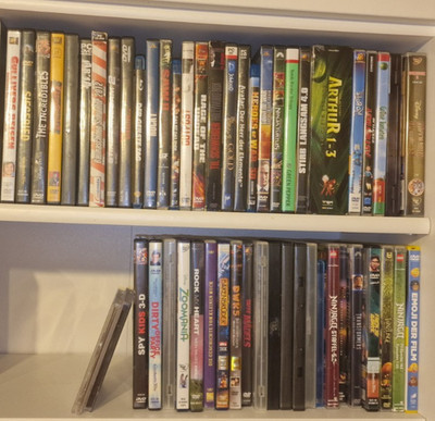 DVDs,Blu-rays Sammlung Auswahl Konvolut mit/ohne Hülle/Inlay,Titel,Film,Serie