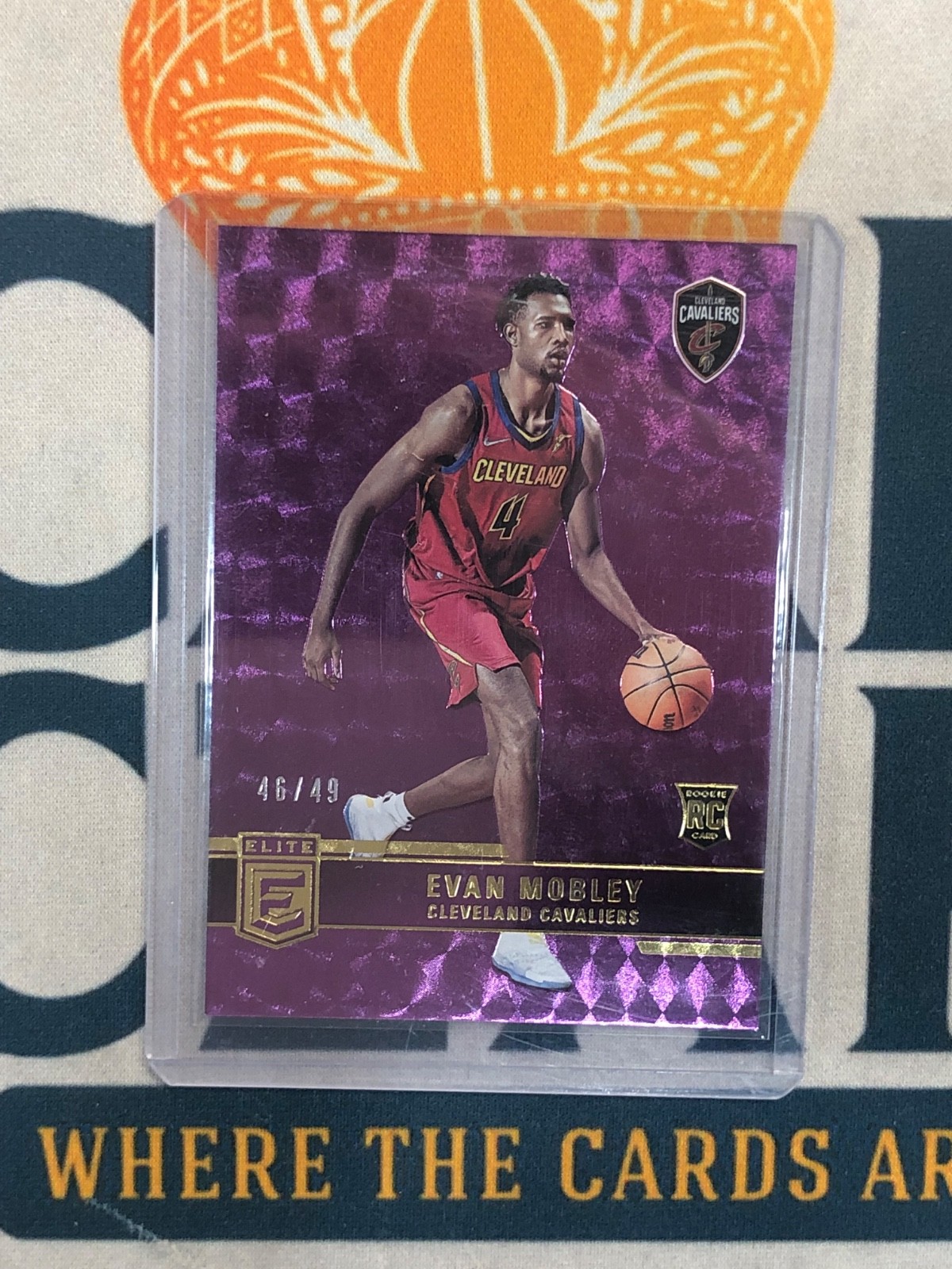 2021-22 Donruss Elite EVAN MOBLEY Rookie RC Purple Parallel /49   SP
