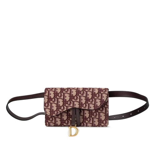Christian Dior Dior Sacoche de Trotteur Selle Bandoulière Taille Bordeaux Win... GZl12w14