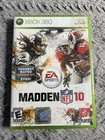 NEW Madden NFL 10 2010 Xbox 360 FACTORY SEALED In Plastic Steelers Cardinals 🏈