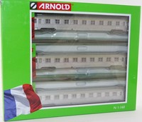 "Arnold HN4322 Sncf, 3Er-Set Dev Inox Wag. \"La Mouette\", Ep.Iv Neu Ovp"