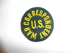 c0001 WW 2 Civilian US WAR CORRESPONDENT Patch round Ernie Pyle R10A