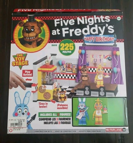 McFarlane Five Nights at Freddy's The Toy Stage 225 piezas ¡Juego de construcción completo! - Imagen 5 de 11