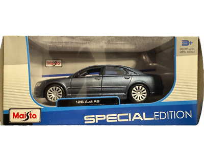 Maisto Audi A8 1/26 GREY Diecast Car | eBay