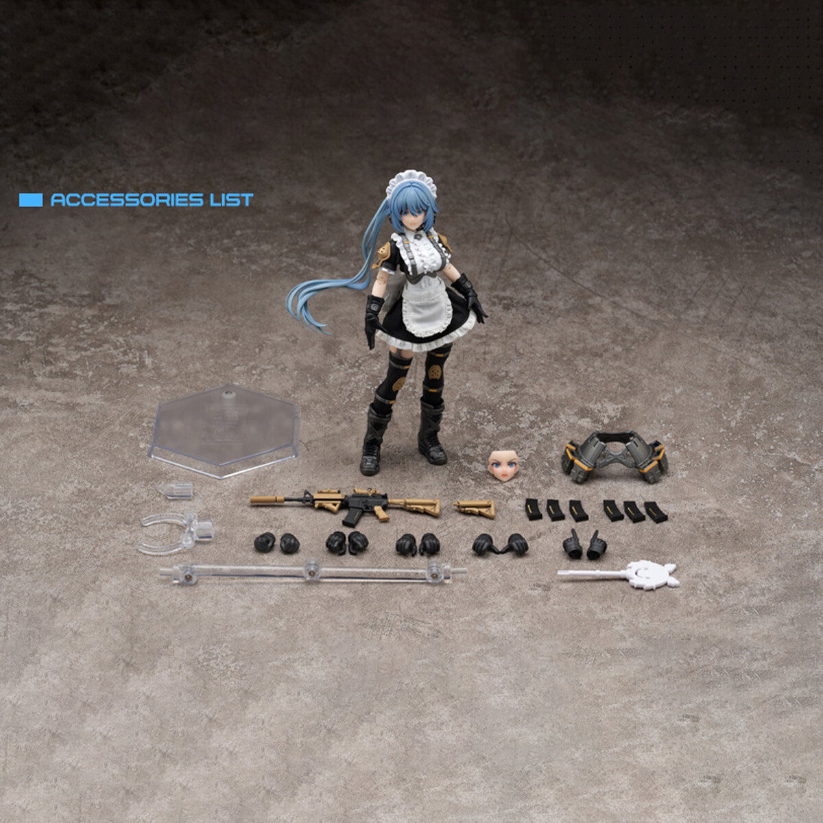 IN STOCK New Snail Shell 1/12 Tactical Maid Tokiwaki Kazune RA-02