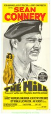 THE HILL MOVIE POSTER Australian 13x30 Folded Daybill Size SEAN CONNERY 1965