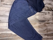 Time and Tru Maternity Skinny Denim Jeans Dark Wash Full Panel Medium 8-10