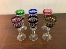 Lot Of 6 Saint Louis Crystal Liqueur Glasses  Others  Price For 6 