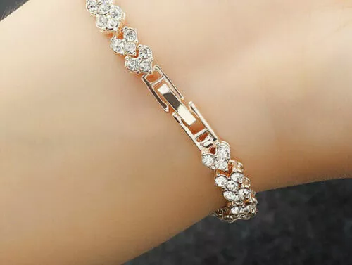 Swarovski crystaldust bangle rose hotsell gold