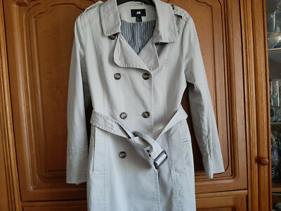 h&m damen trenchcoat jacke