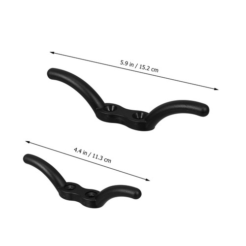 2 PCS Outdoor Flag Kit Pole Hook Rope Flagpole Snap Accessories Nylon Hooks - Picture 7 of 12