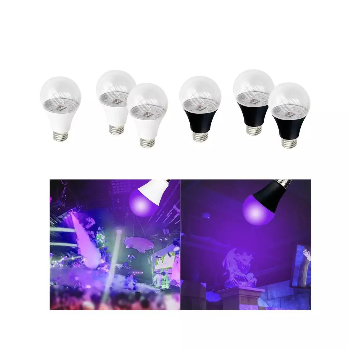 Purple fluorescent lights deals