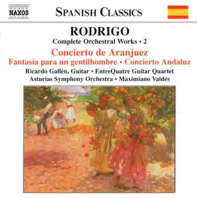 CD Rodrigo Complete Orchestral Works   2 - Concierto De Aranjuez / Fantasía Par