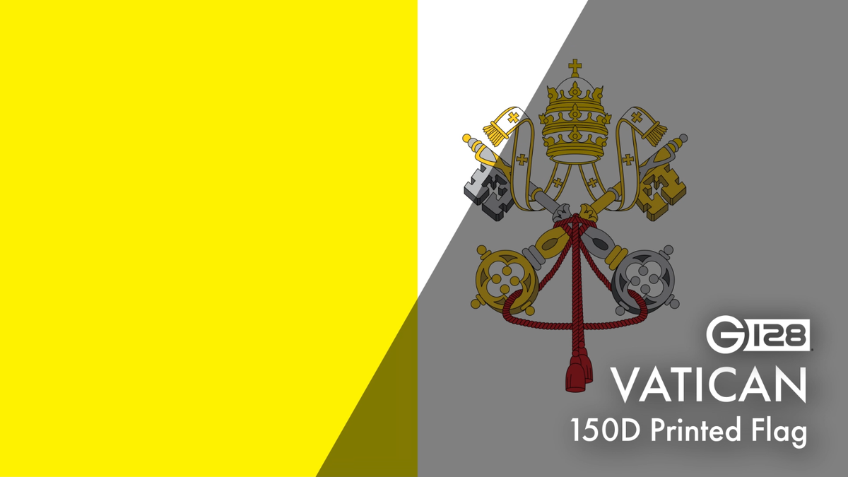 G128 Vatican City Flag 3x5 Ft Printed 150D Polyester | eBay