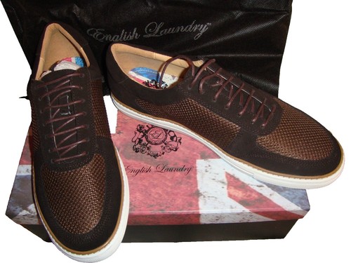 English Laundry Size 12 Brown Perforated Derby Shoe English Laundry Casual Shoes for Men for sale | eBay main image 4