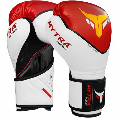 Mytra Fusion Artificial Leather Prime Quality Punching Punch Hard Boxing Gloves - Picture 24 of 24