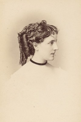 Miss Angelo französische Schauspielerin Zweites Kaiserreich altes Foto CDV Reutlinger 1868