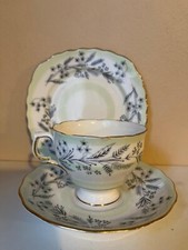 Vintage COCLOUGH Bone China England Tea Set Trio