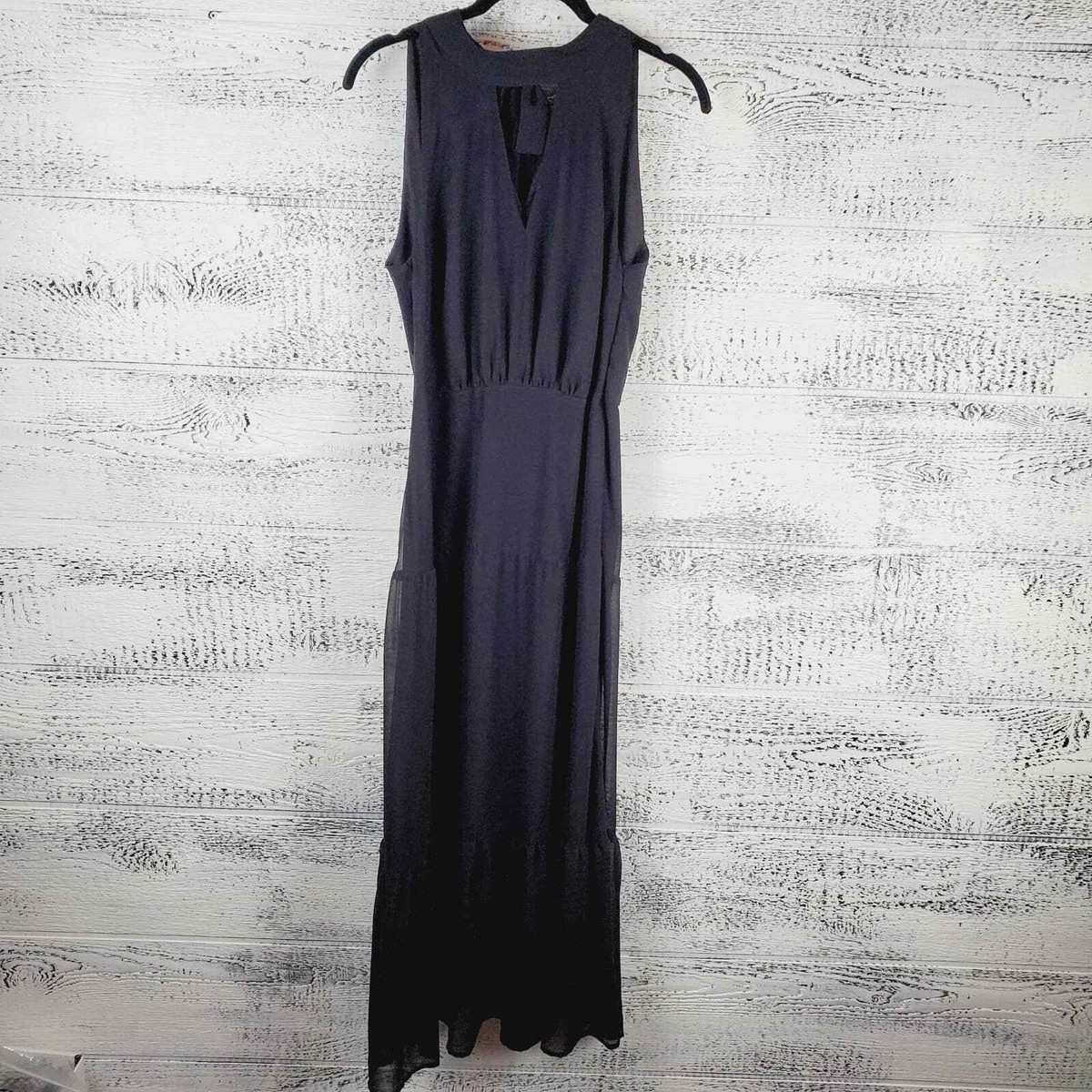 white and gold halter dress Aylaya Zoey Ivory & Honey Gold Floral Cotton Maxi Dress main image 1