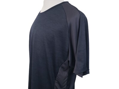 Real Essentials Activewear Tee Shirt Mens Size 2XL Short Sleeve Crew Neck Blue