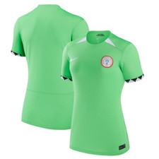 NIKE WOMENS SLIM FIT NIGERIA 2023 NATIONAL TEAM REPLICA JERSEY HOME MEDIUM NWOT