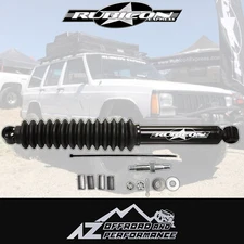 Rubicon Express Steering Stabilizer for 84-06 Jeep XJ MJ ZJ TJ LJ RXT2000B Black