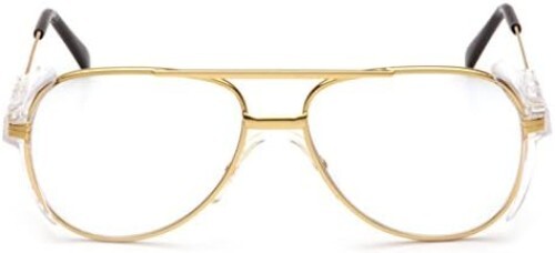 Pyramex Pathfinder Aviator Safety Glasses with Gold Frame and Clear Lens - Bild 3 von 3