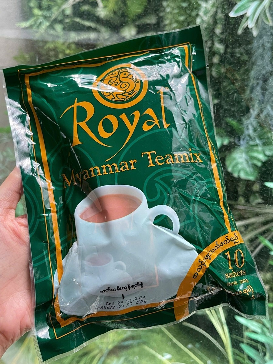 Royal Myanmar Teamix (Burmese Milk Tea 3in1) 200/ 600g Date