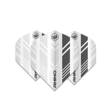 Winmau Rhino Standard Flight - White & Grey