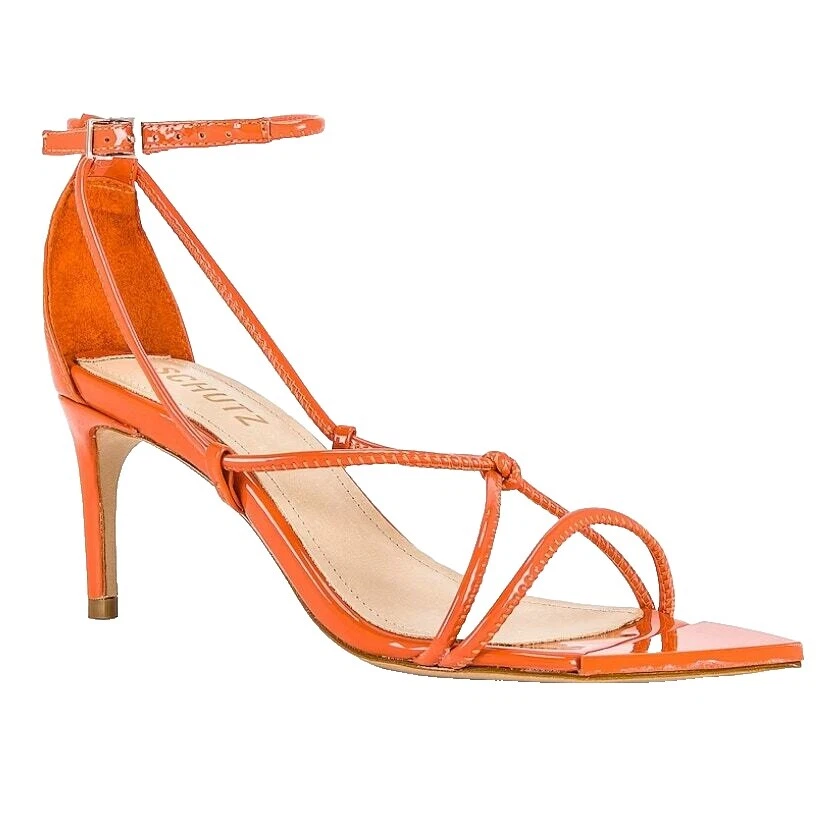 Tacones superiores de cuero patentados para fiesta/cóctel para mujer