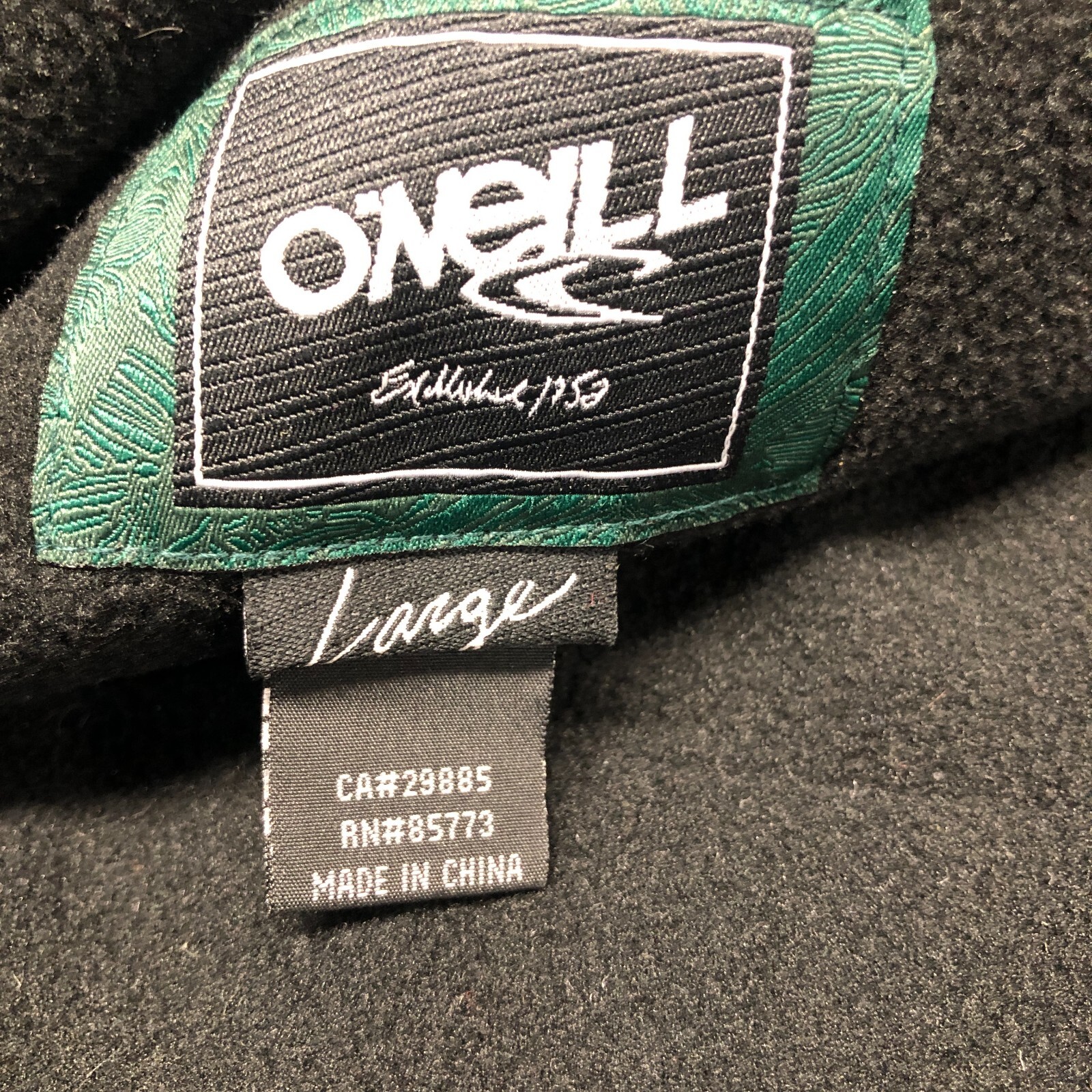 ONEILL HYperdry Puffer Parka Sz Large Silver Full Zip Sherpa Lined Jacket image 2