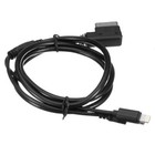 Music AUX Cable Wire Transmits Audio Signals MMI Systems For Mercedes-Benz Black
