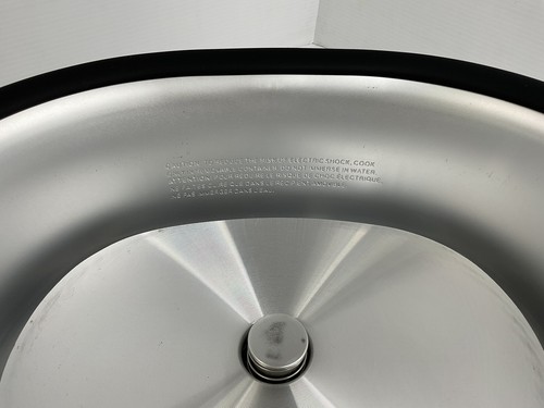 ALL-CLAD 7QT Slow Cooker w/ Gray Ceramic Insert SC04 ,Rice, Steam, Sear & Simmer - Picture 16 of 16