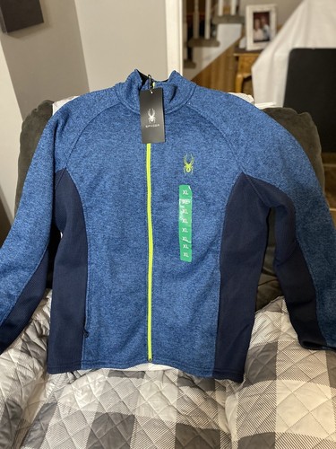 waffle knit fleece jacket size XL | eBay