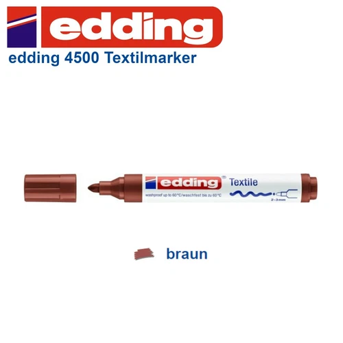 Edding 4500 Textilmarker Textil Marker Stift T-Shirt Stoff - Bild 9 von 17