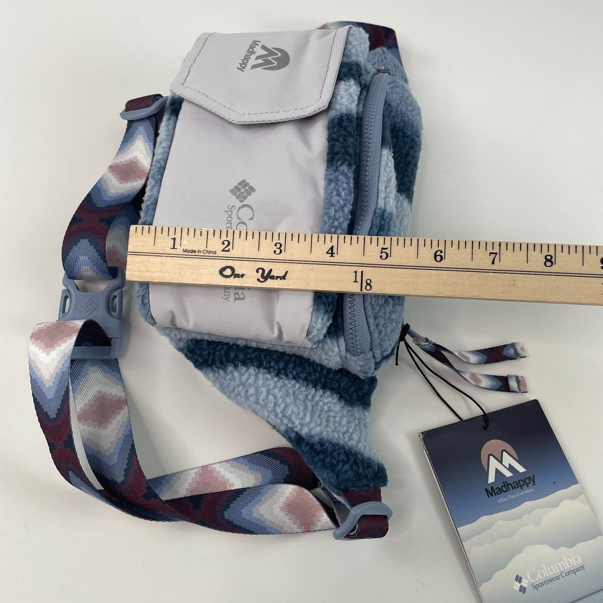 Rare Madhappy x Columbia Backpack Madhappy x Columbia Limited Edition Fleece Belt Bag New with  main image 2