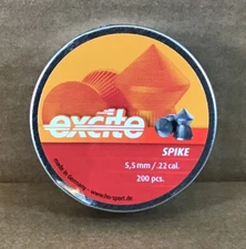 H&N EXCITE POINTED .22 CAL PELLETS 200 count 5.5mm
