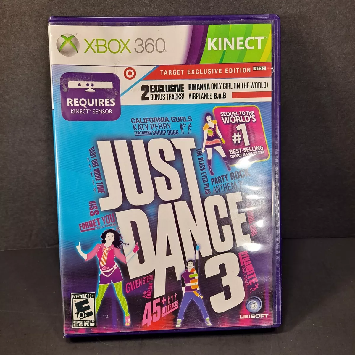 Just Dance 3 Xbox 360 Kinect Ubisoft Rated E 1 to 4 players activity game