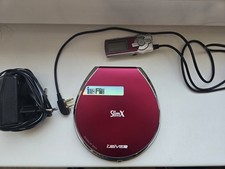 iRiver SlimX IMP-400 Portable CD MP3 Player  Remote  Charger  Retro Y2K
