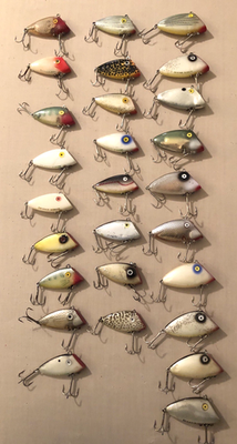 Vintage Swimmin Minnow Fishing Lure Lot Old Fishing Lures | eBay