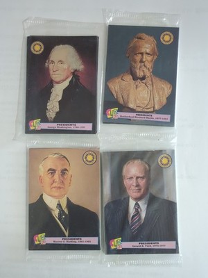 1993 Club Pro Set President Cards Smithsonian Institution SEALED Near Complete