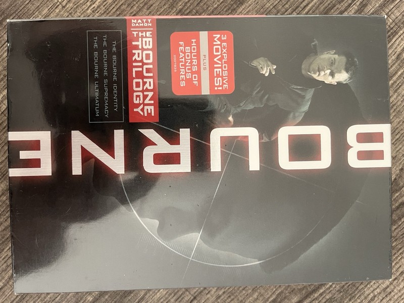 RARE🔥The Bourne Trilogy (DVD, 2008, 3-Disc Set) Matt Damon-SEALED🔥OOP