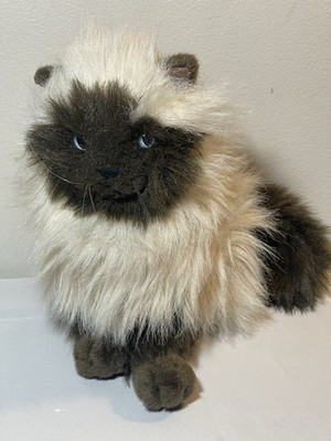 Vintage 1993 Ganz Cozy Cat Collection Himalayan Siamese Cat Kitty Life Size 1993